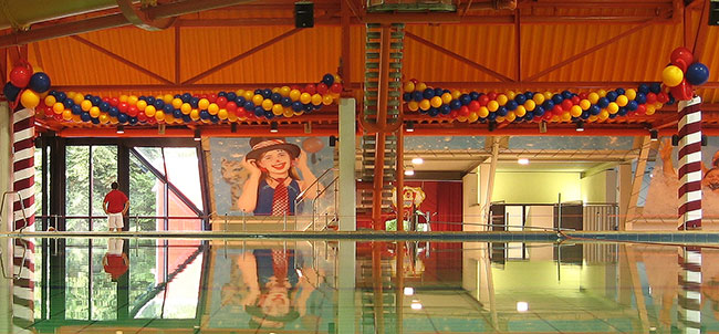 Ballngirlande. Sportparadies